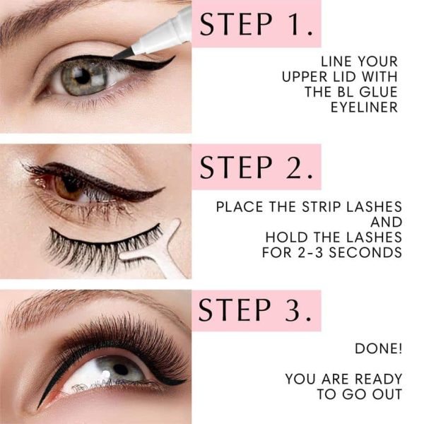 BL Lashes Glue Eyeliner - For Strip False Lashes_4